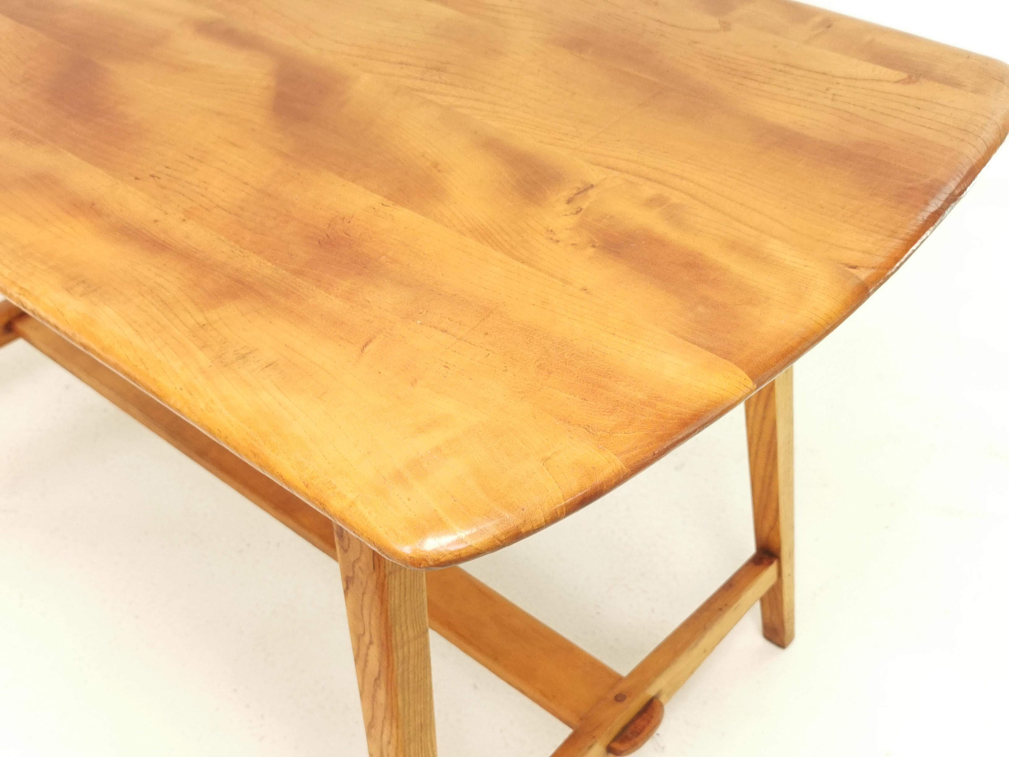 Beech and Elm CC41 Ercol Utility Mid Century Dining Table 1