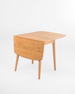 Beech and Elm Foldable Dining Table by L. Ercolani for Ercol, circa 1960