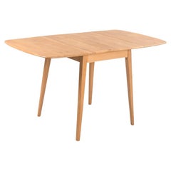 Beech and Elm Foldable Dining Table by L. Ercolani for Ercol, circa 1960