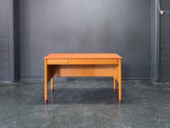 Beech and Teak Desk