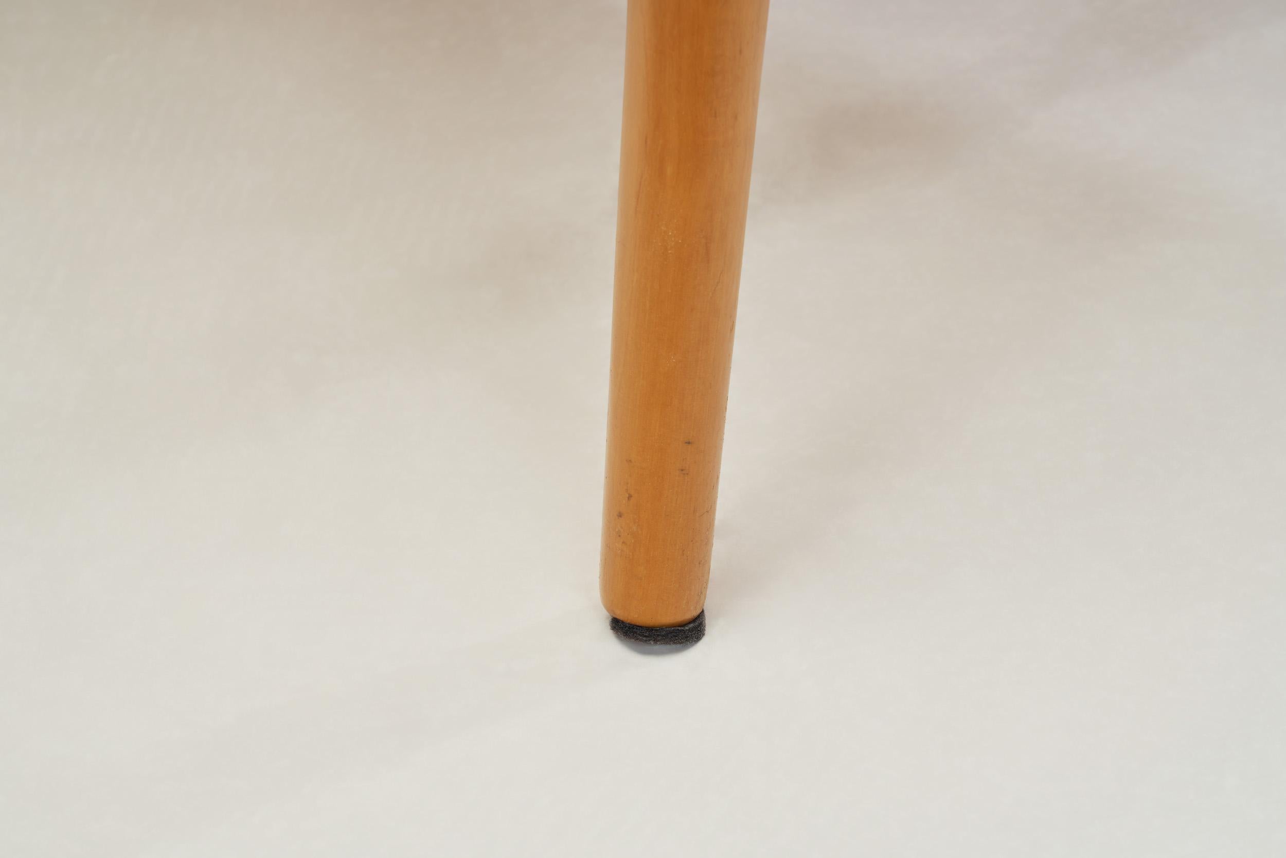 Panchina in legno di Beeche e Teak, Europa, metà del XX secolo in vendita 9