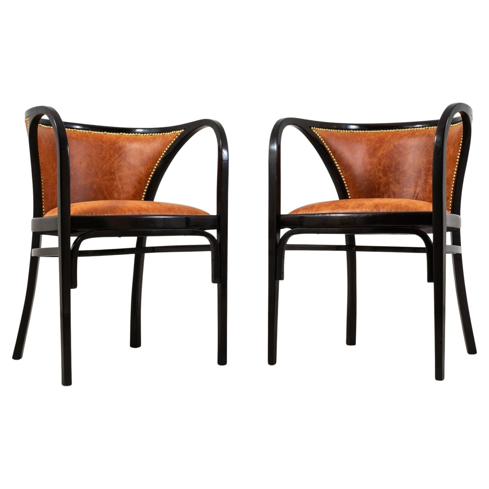 Sillones de haya de Marcel Kammerer para Thonet