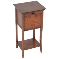 Beech Bentwood Art Nouveau Nightstand by Jacob and Josef Kohn Vienna, 1900s