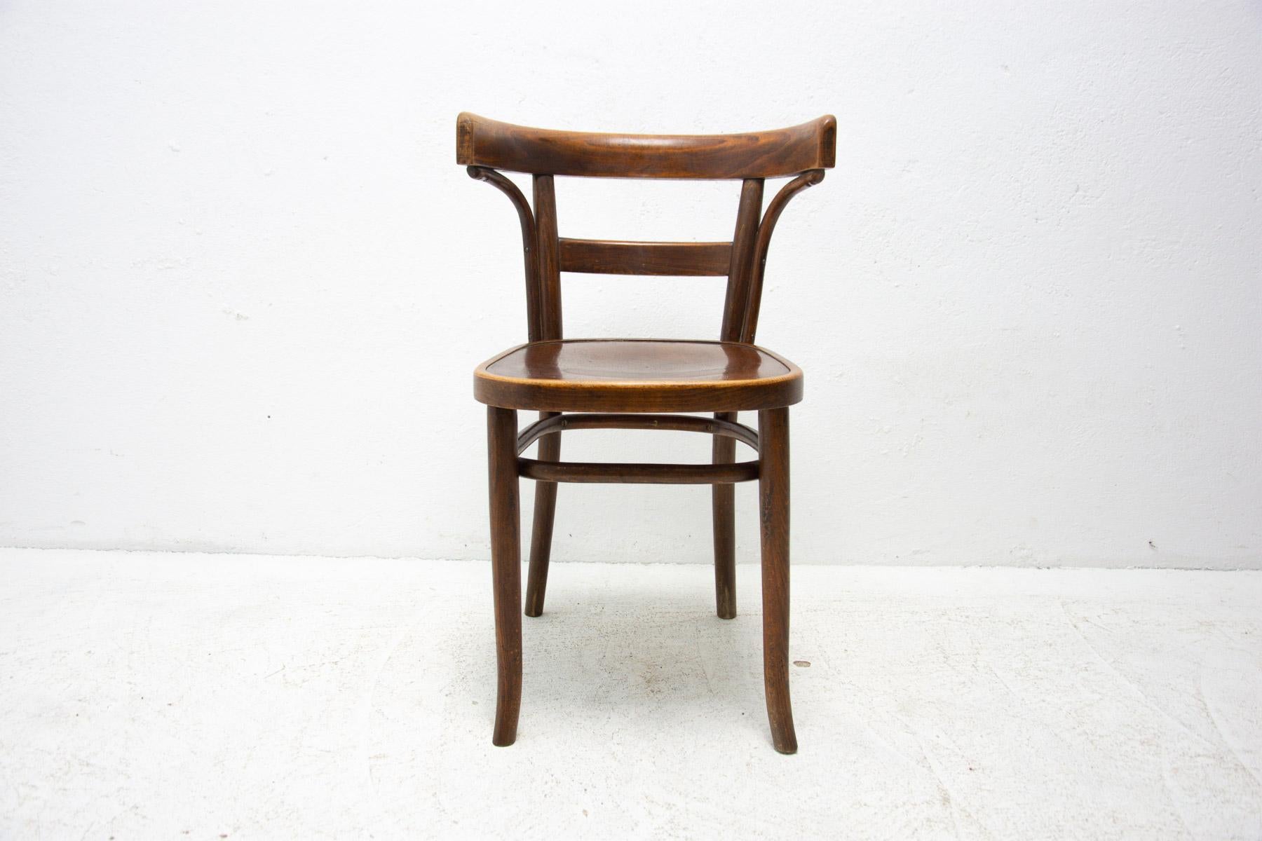 Beech Bentwood Chair by Bernkop, 1930´S For Sale 4
