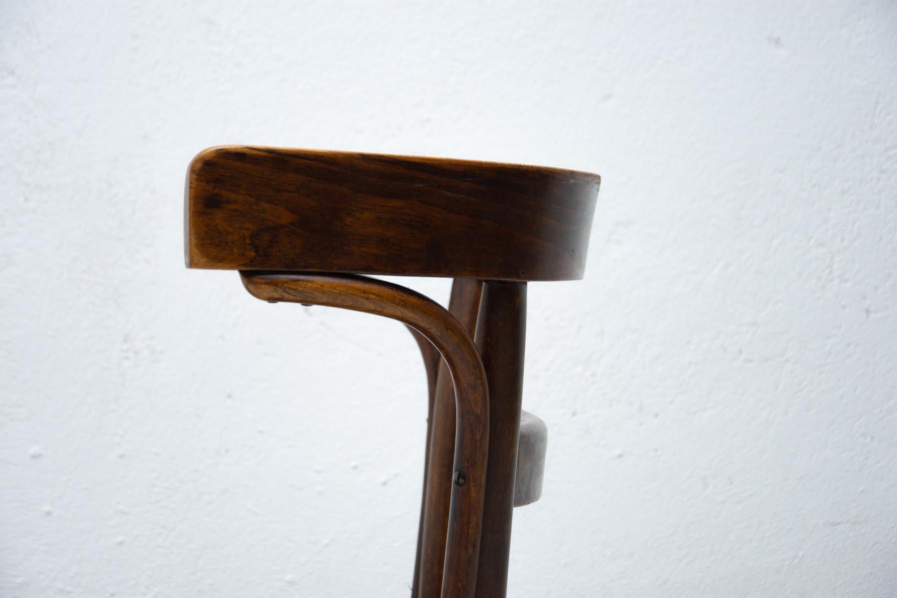 Beech Bentwood Chair by Bernkop, 1930´S In Good Condition For Sale In Prague 8, CZ