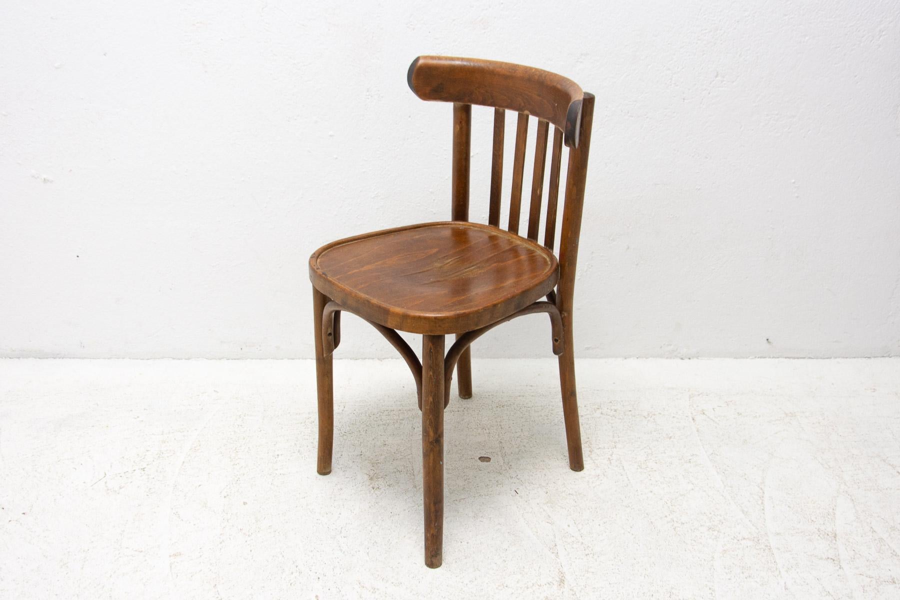 Mid-Century Modern Beech bentwood Chair from Thonet, 1950´s