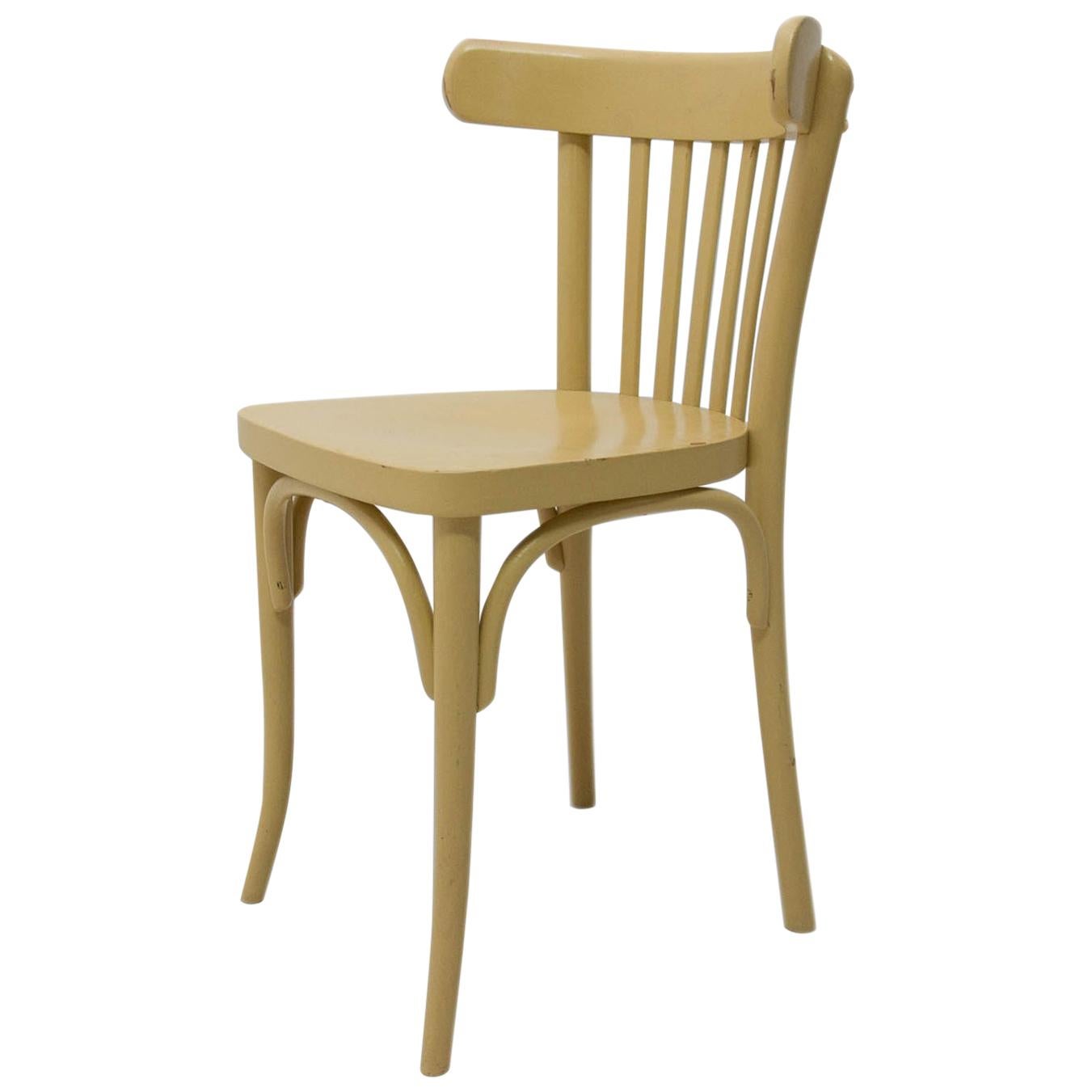Beech Bentwood Chair from Thonet, 1950s