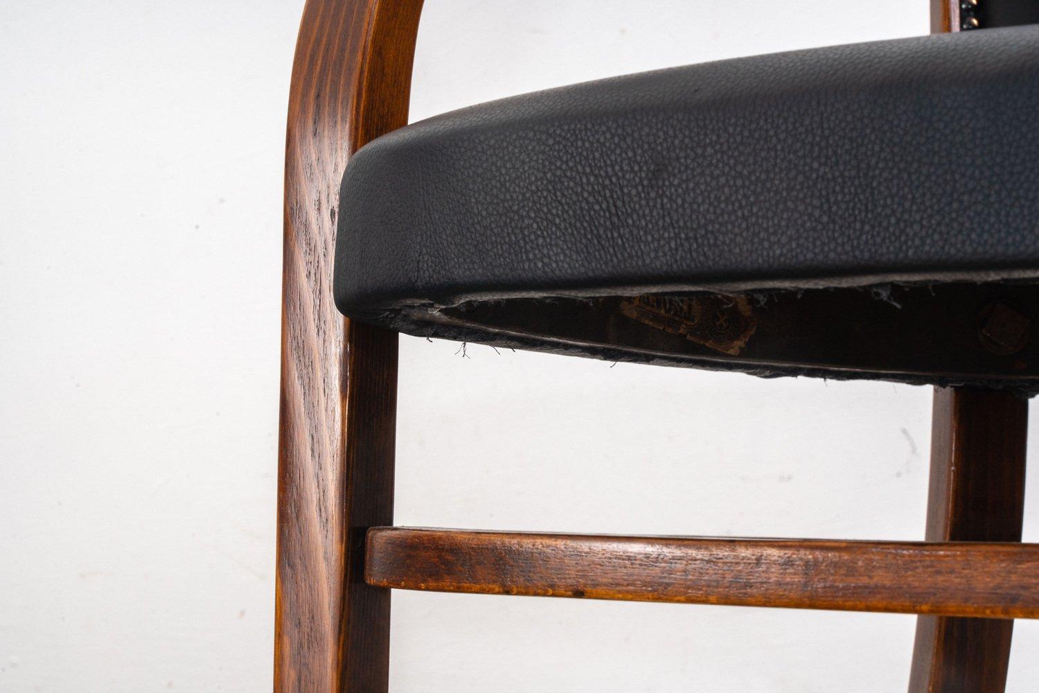 Chaises en hêtre d'Adolf Loos pour Thonet en vente 9