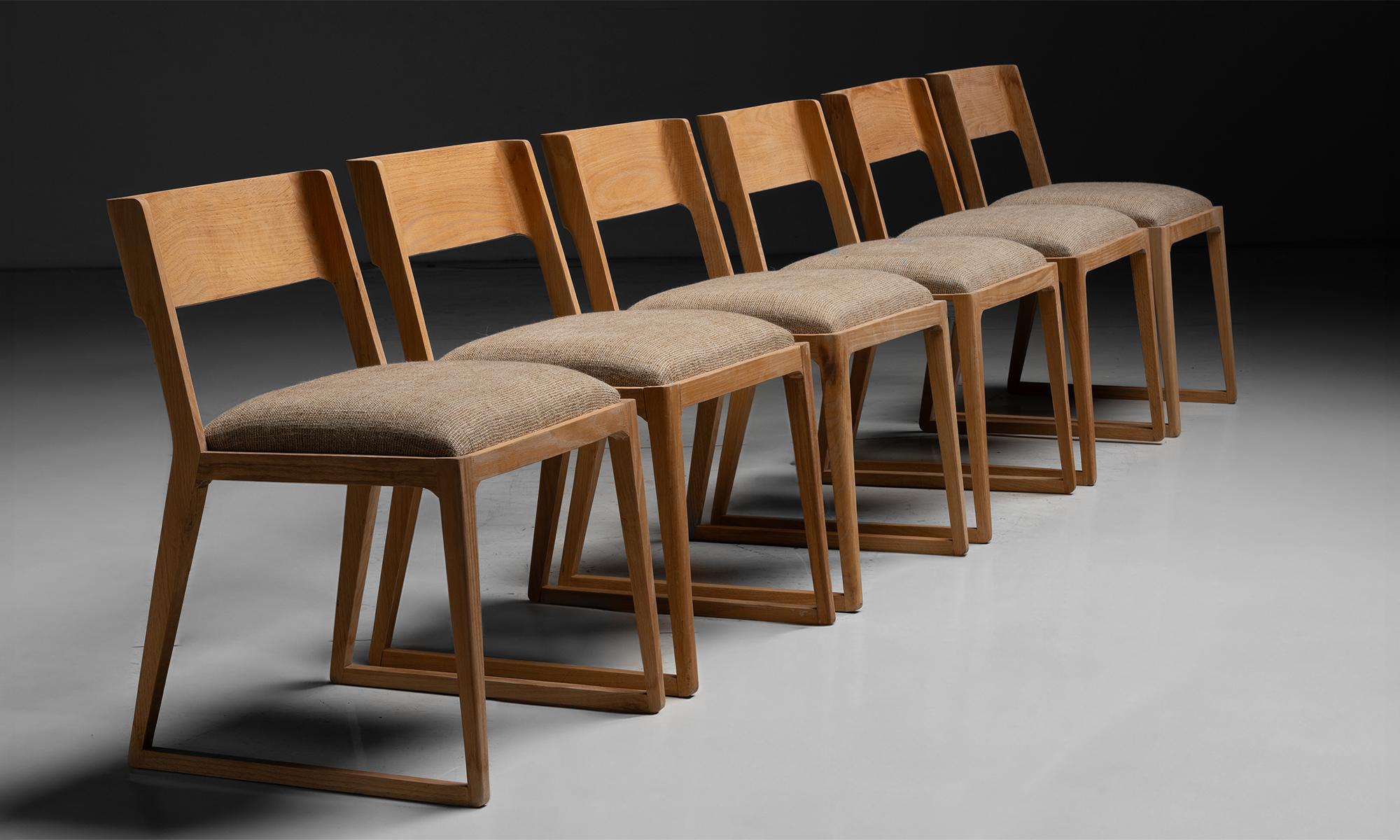 Spanish Beech Dining Chairs, Spain circa 1970 For Sale