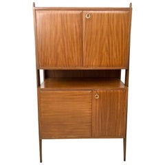 Beech, Mahogany and Maple Cabinet, Italy, 1950s