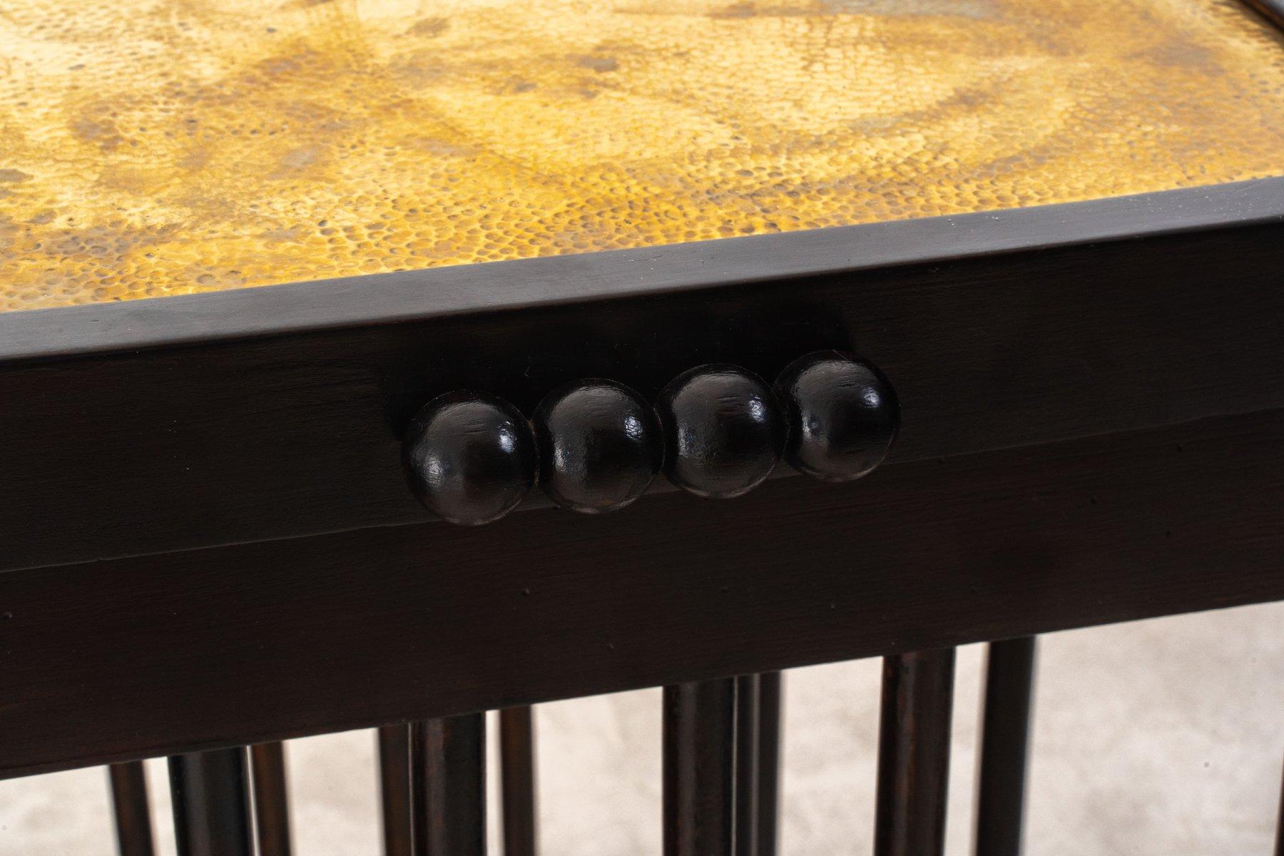 Beech Nesting Tables by Josef Hoffmann for Jacob & Josef Kohn, Set of 4 For Sale 6