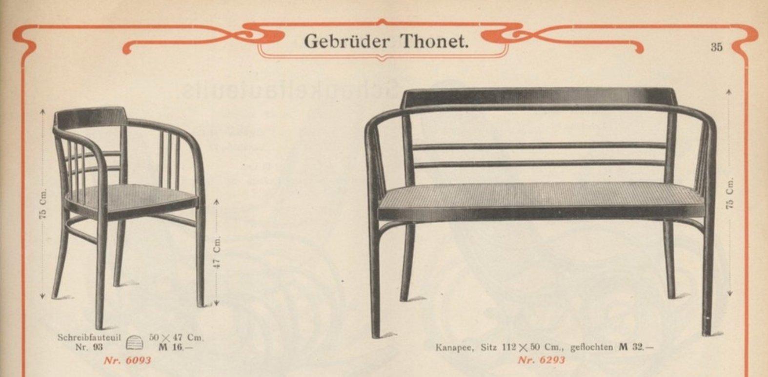 Austrian Beech Nr. 6293 Sofa by Michael Thonet for Thonet