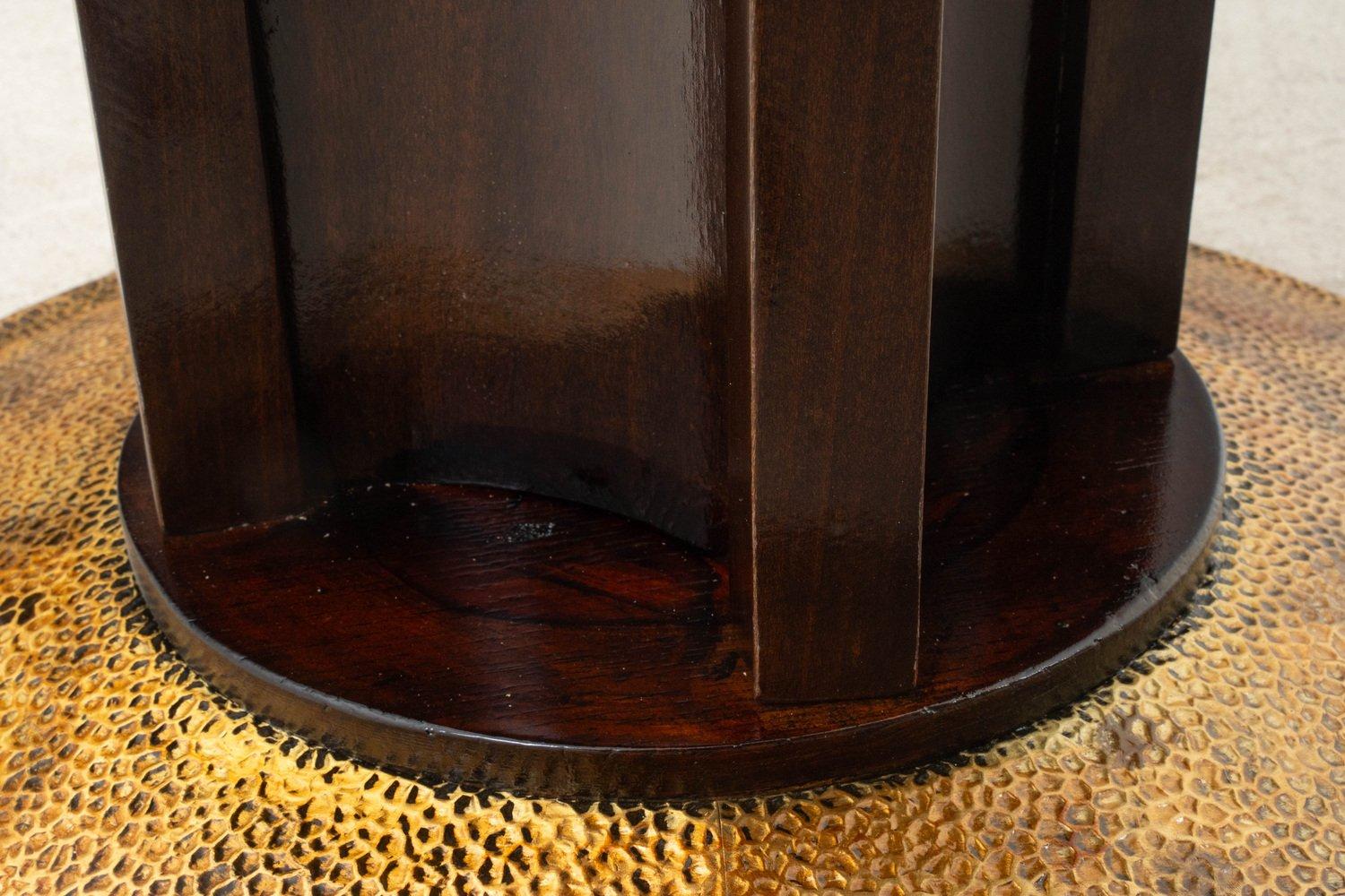 Hammered Beech Nr. 675 Side Table by Josef Hoffmann for Jacob & Josef Kohn