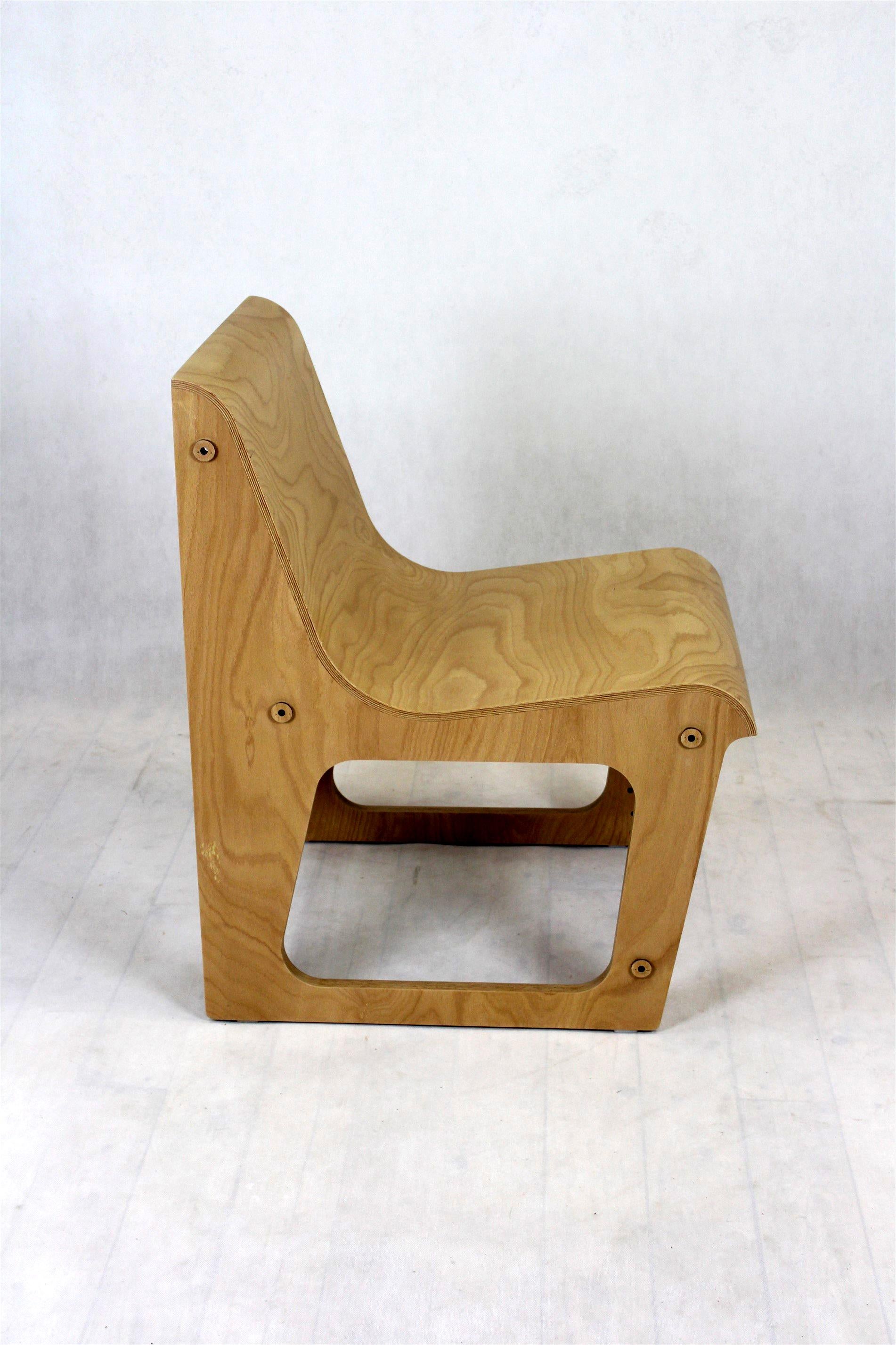 Beech Plywood Symposio Bench / Chairs by René Šulc for Ton, 2010s 5