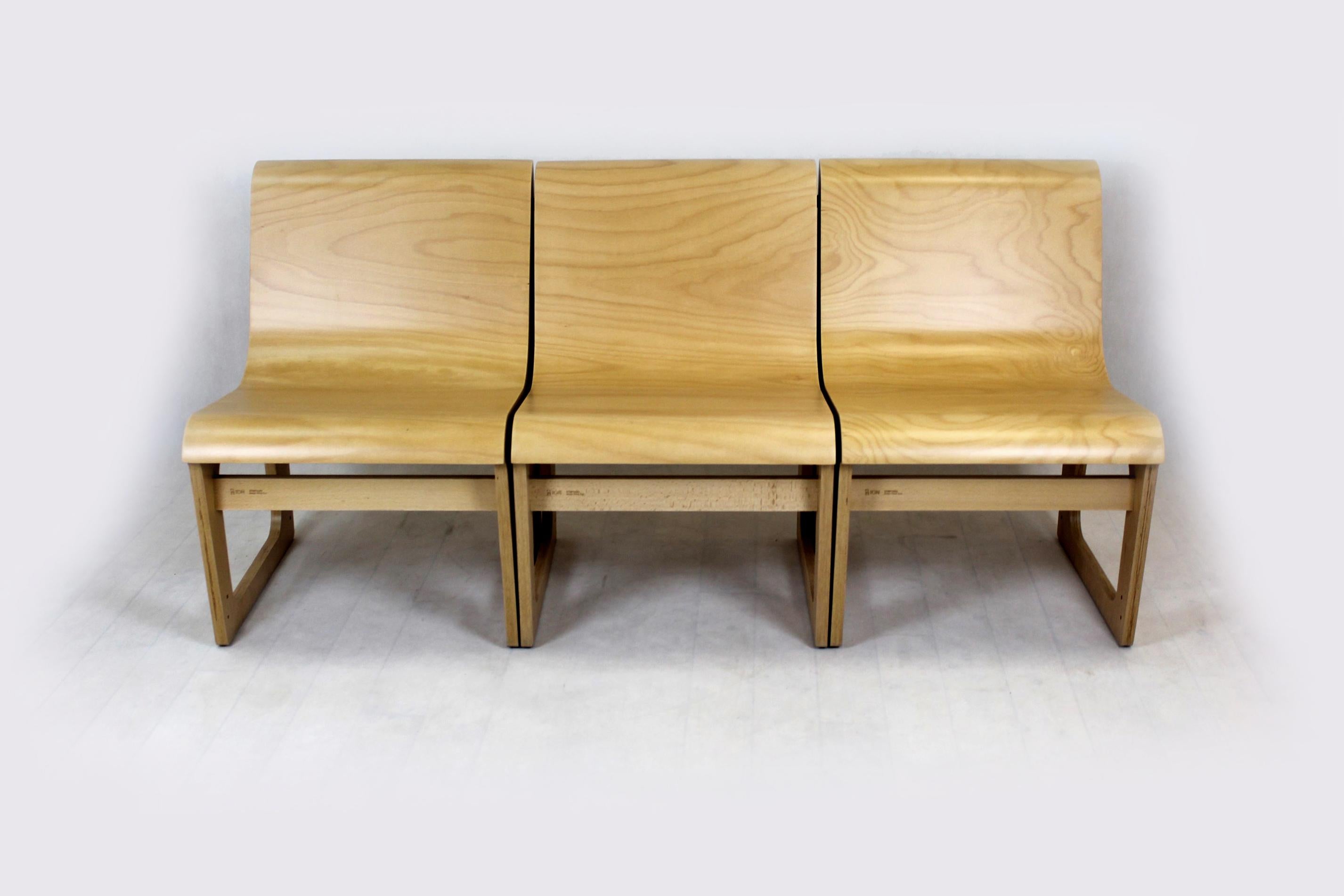 bent plywood bench