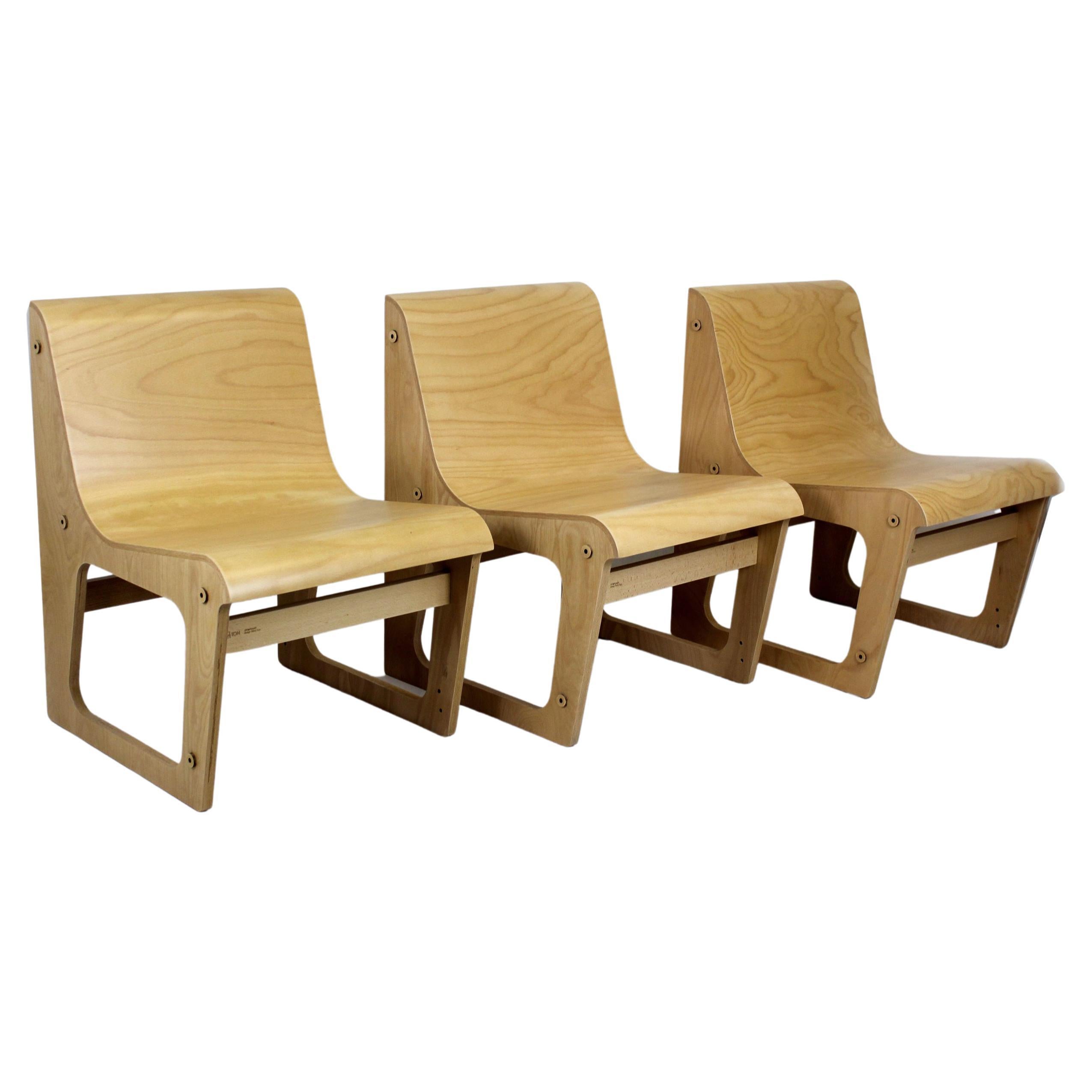 Symposio Bank / Stühle aus Buchensperrholz von Ren ulc für Ton, 2010er Jahre