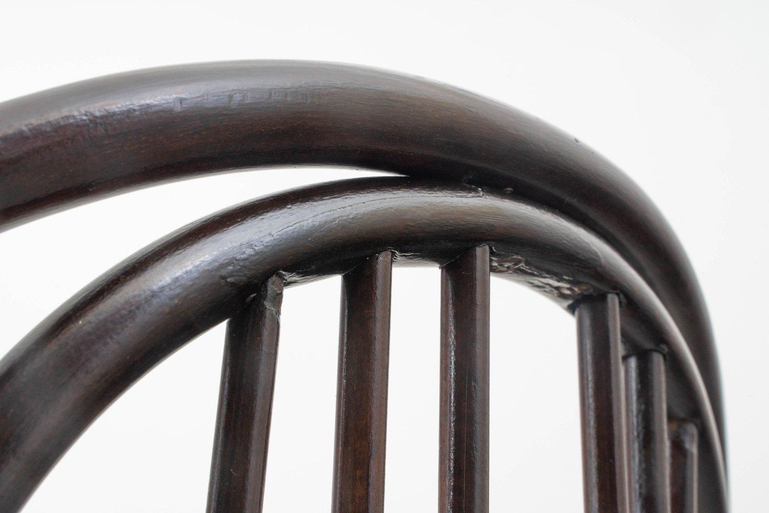 Beech Stool from Jacob & Josef Kohn In Good Condition In Budapest, HU