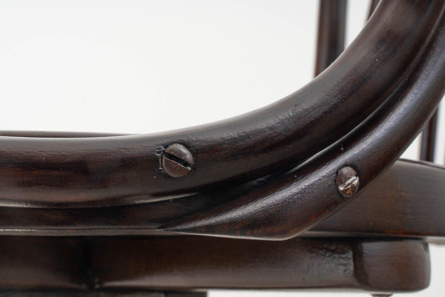 Early 20th Century Beech Stool from Jacob & Josef Kohn