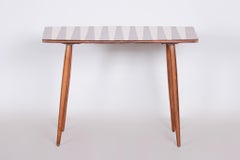 Beech Table, Czech Midcentury, Preserved in Original Condition, 1950s