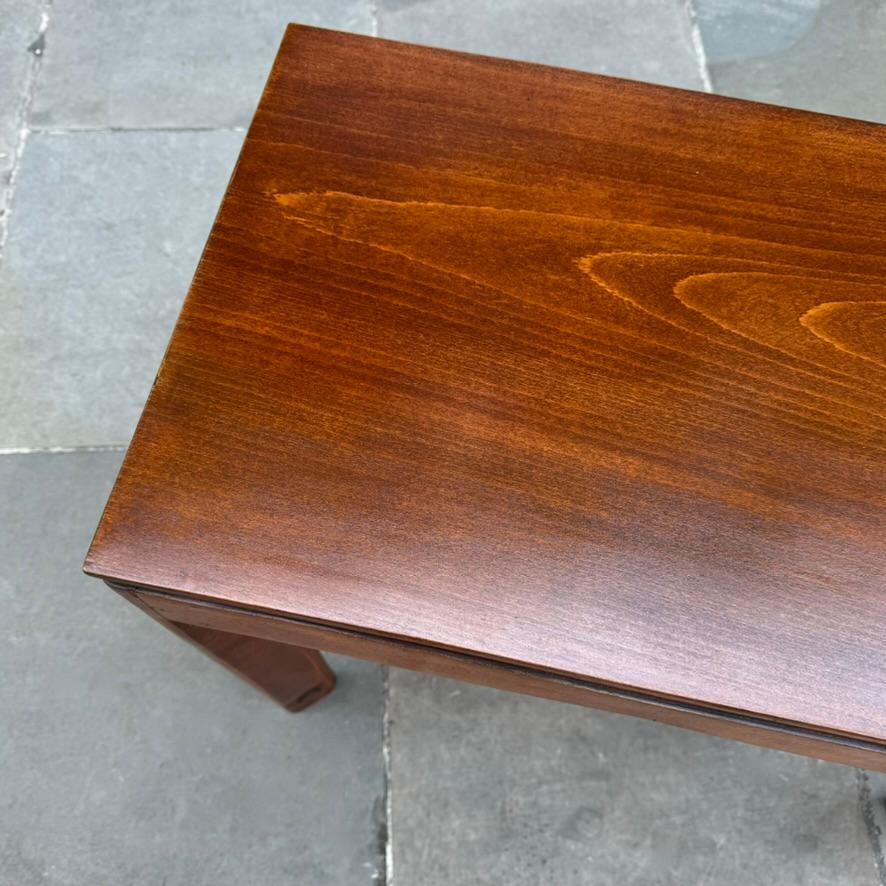 Mid-Century Modern Table en hêtre, Zbyněk Hřivnáč pour l'hôtel Praha, années 1970. en vente