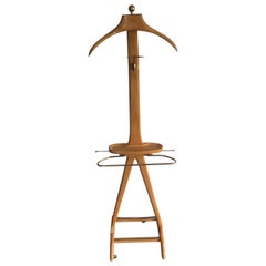 Beech Valet by Fratelli Reguitti Vintage, Italian, 1950