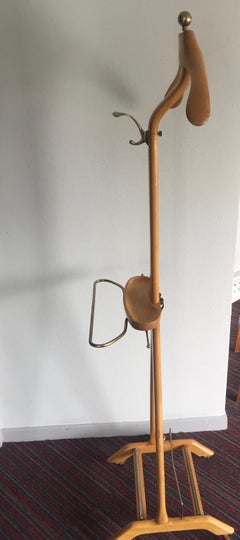 Beech Valet by Fratelli Reguitti Vintage, Italian, 1950