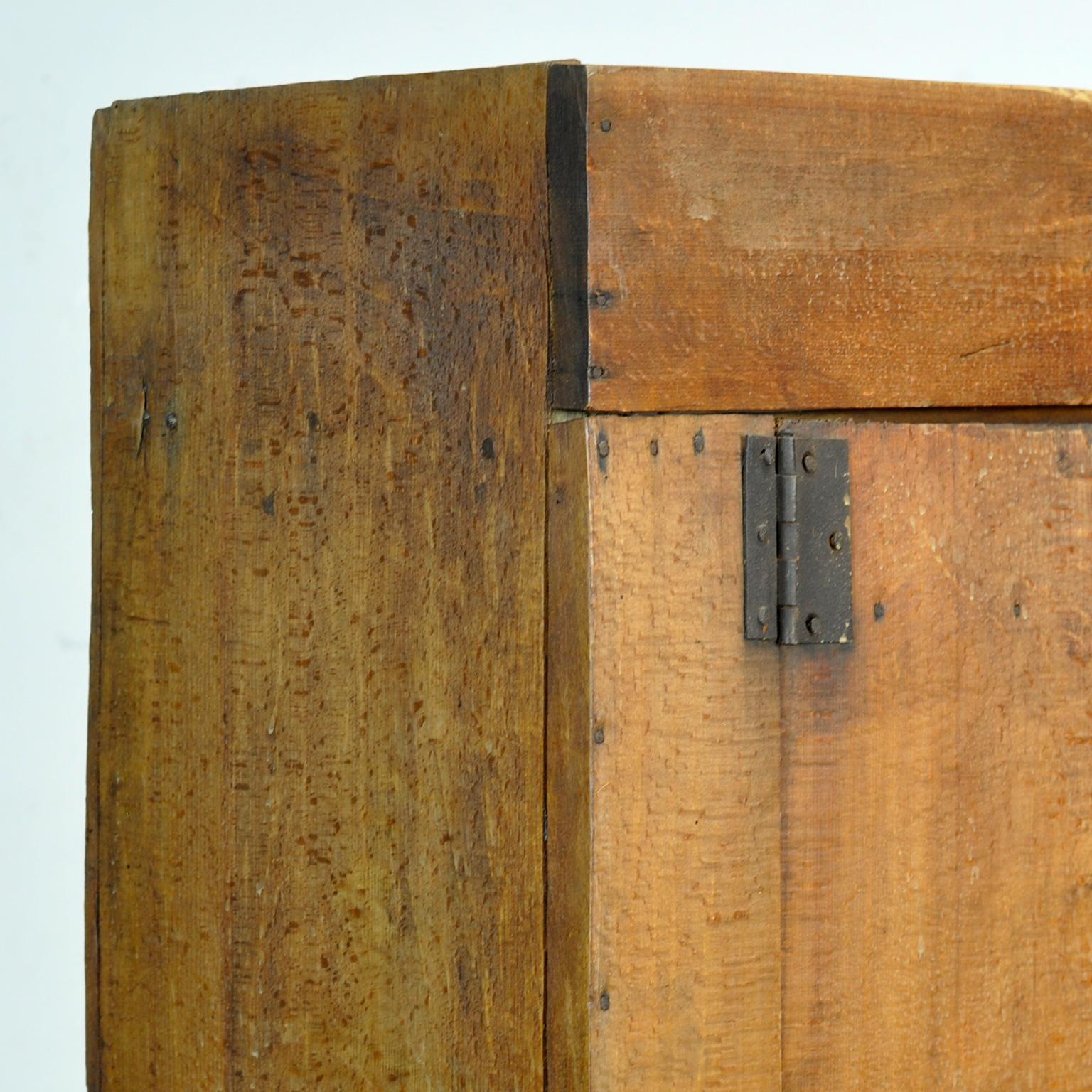 beech wabi sabi cabinet, 1850s For Sale 3