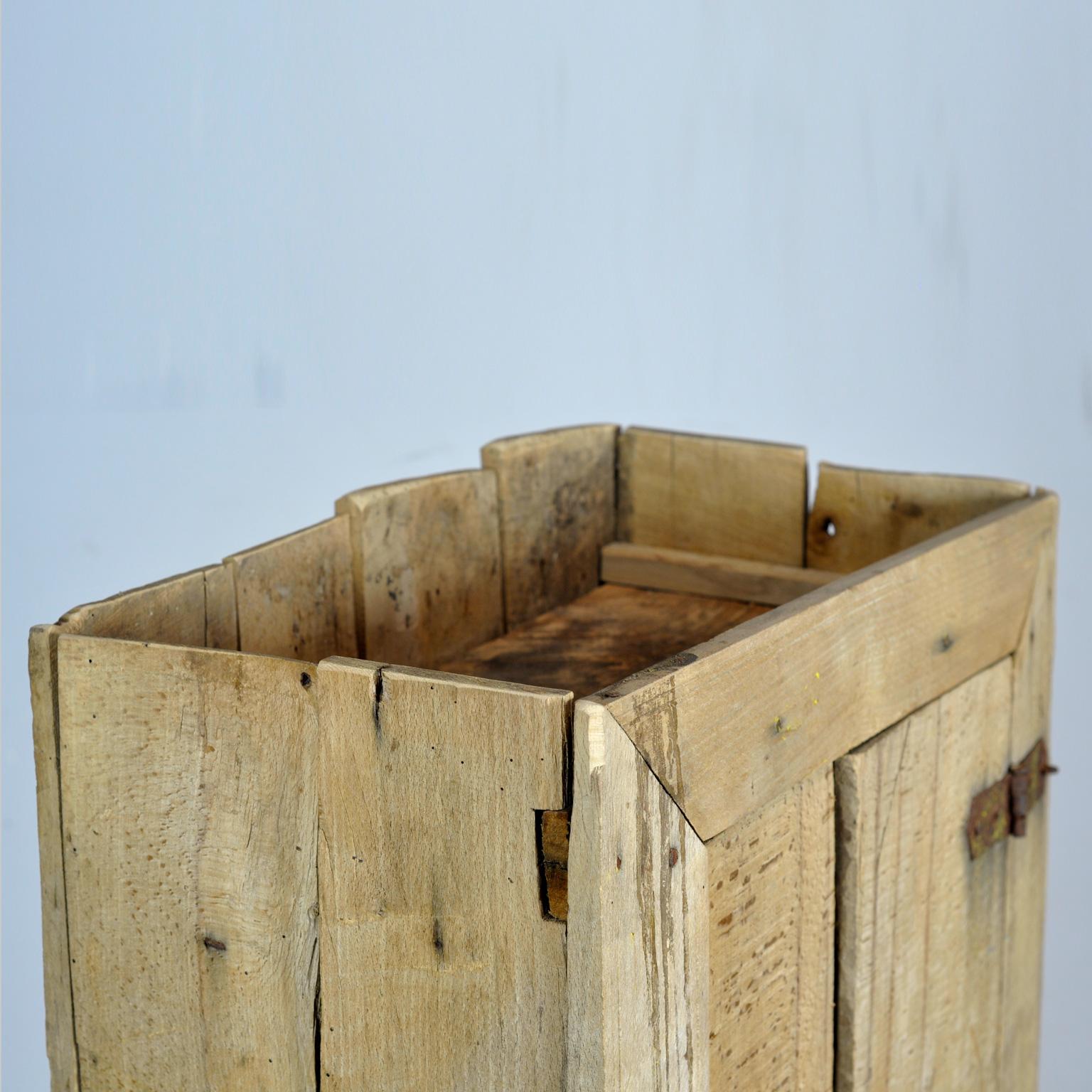 Armadio wabi sabi in faggio, 1850 in vendita 4
