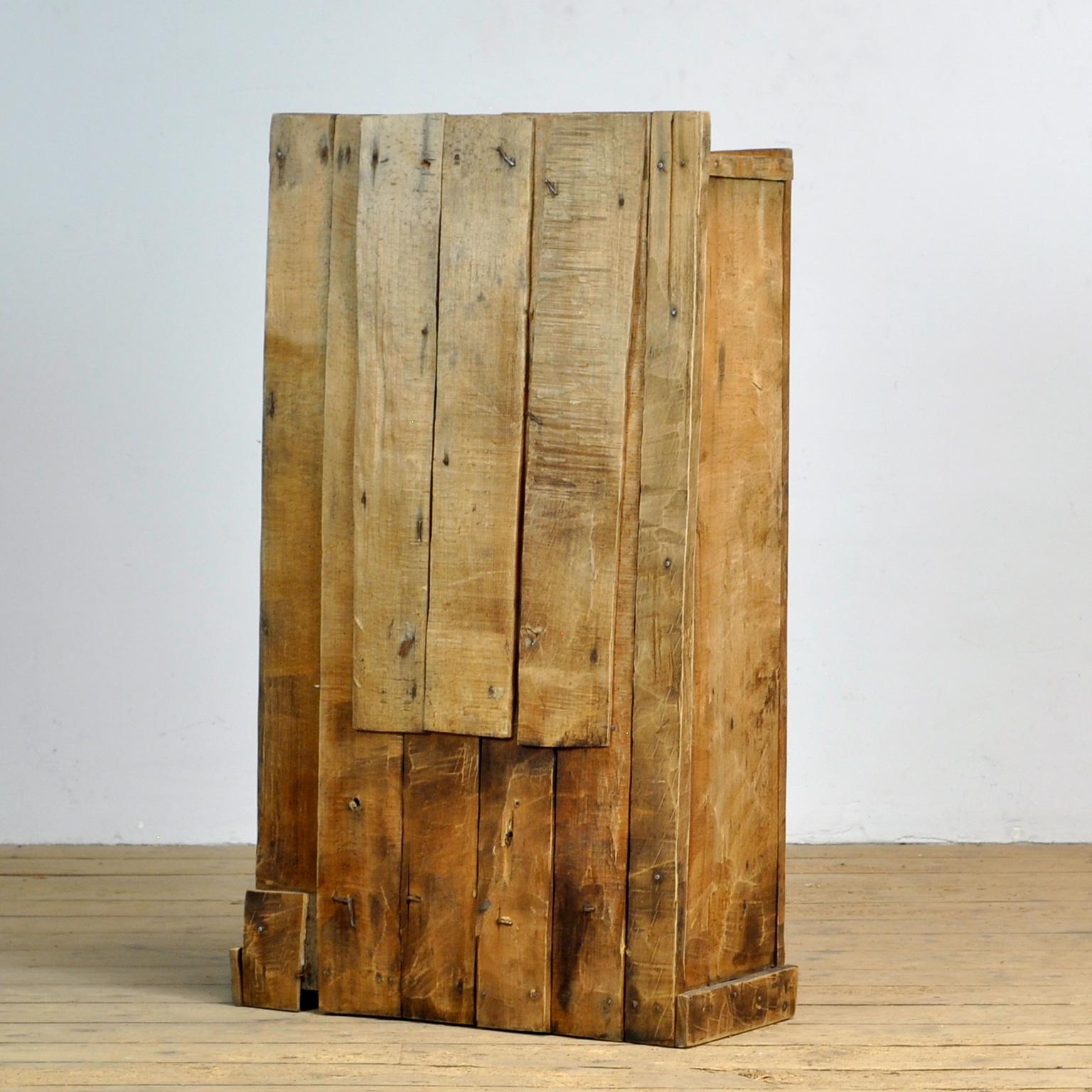 Armoire Wabi Sabi en hêtre, années 1850 en vente 6