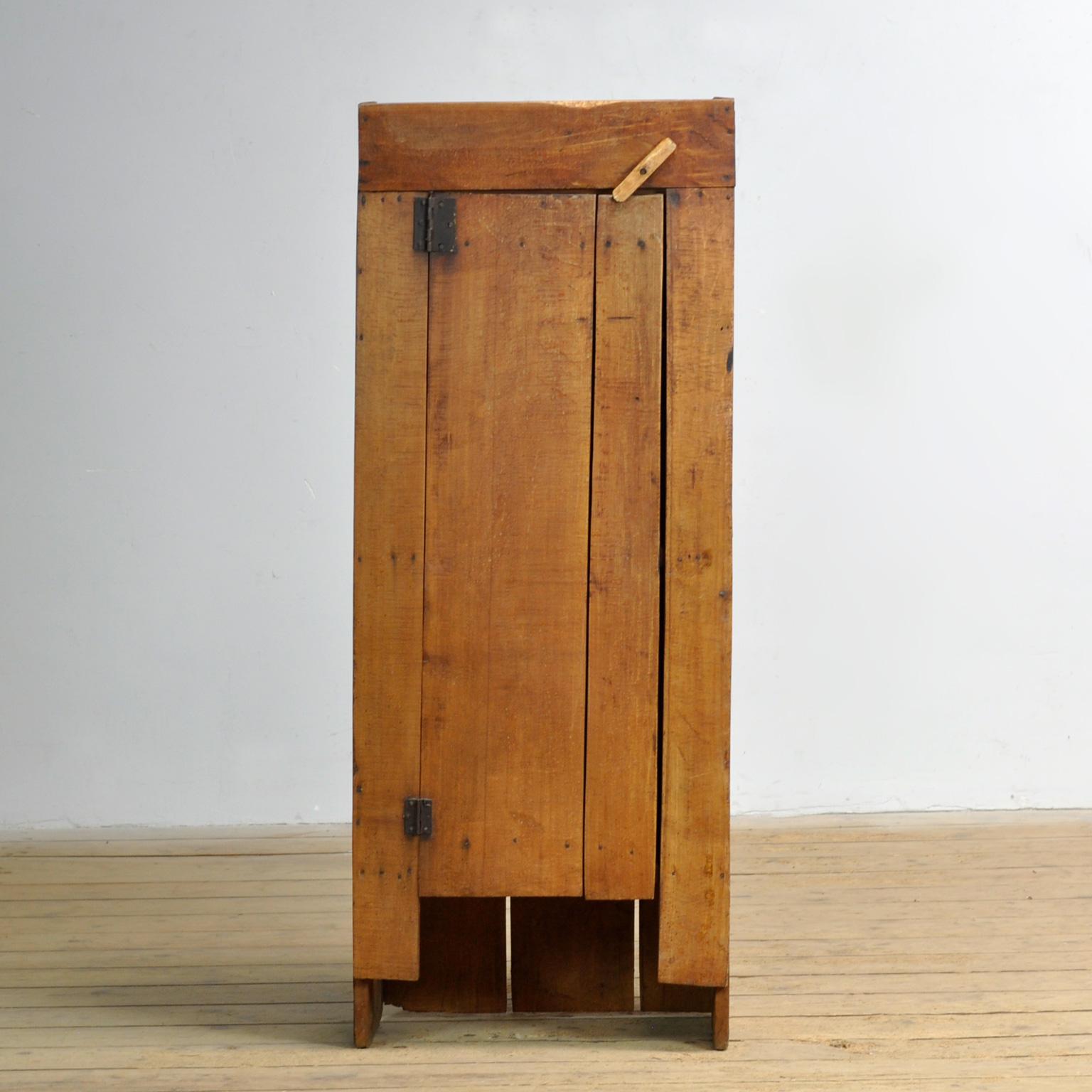 Primitive cabinet from Transylvania, made of sawn or hewn beech wood, circa 1850. Three shelves inside. This is a cabinet from a very modest house in the highlands. It is a small miracle that this cabinet has survived the test of time.

If you’re