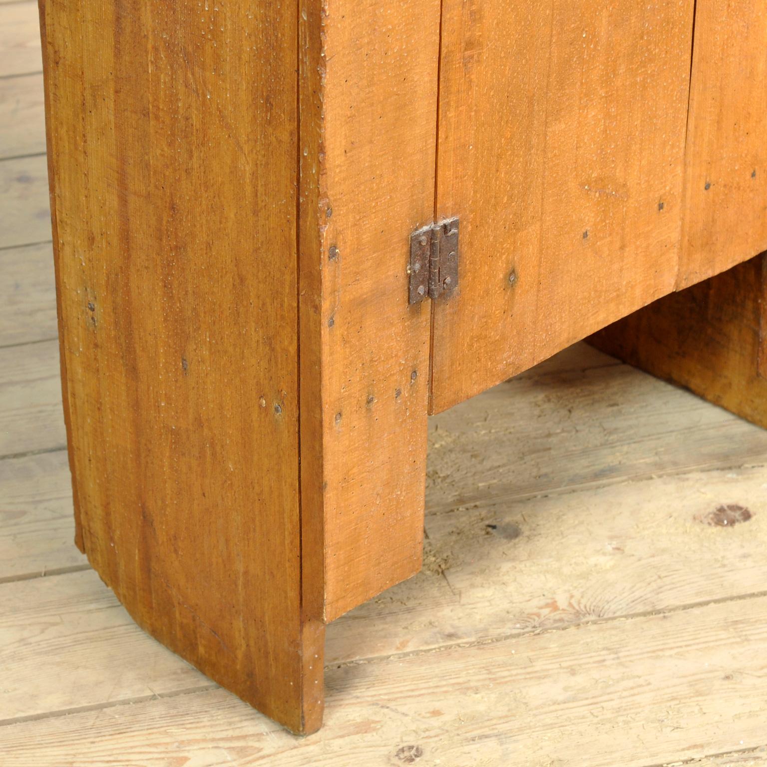 beech wabi sabi cabinet, 1850s For Sale 2