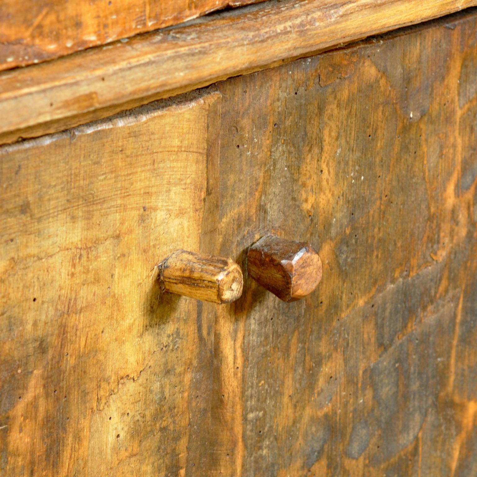 Beech Wabi Sabi Cabinet, circa 1800 For Sale 3