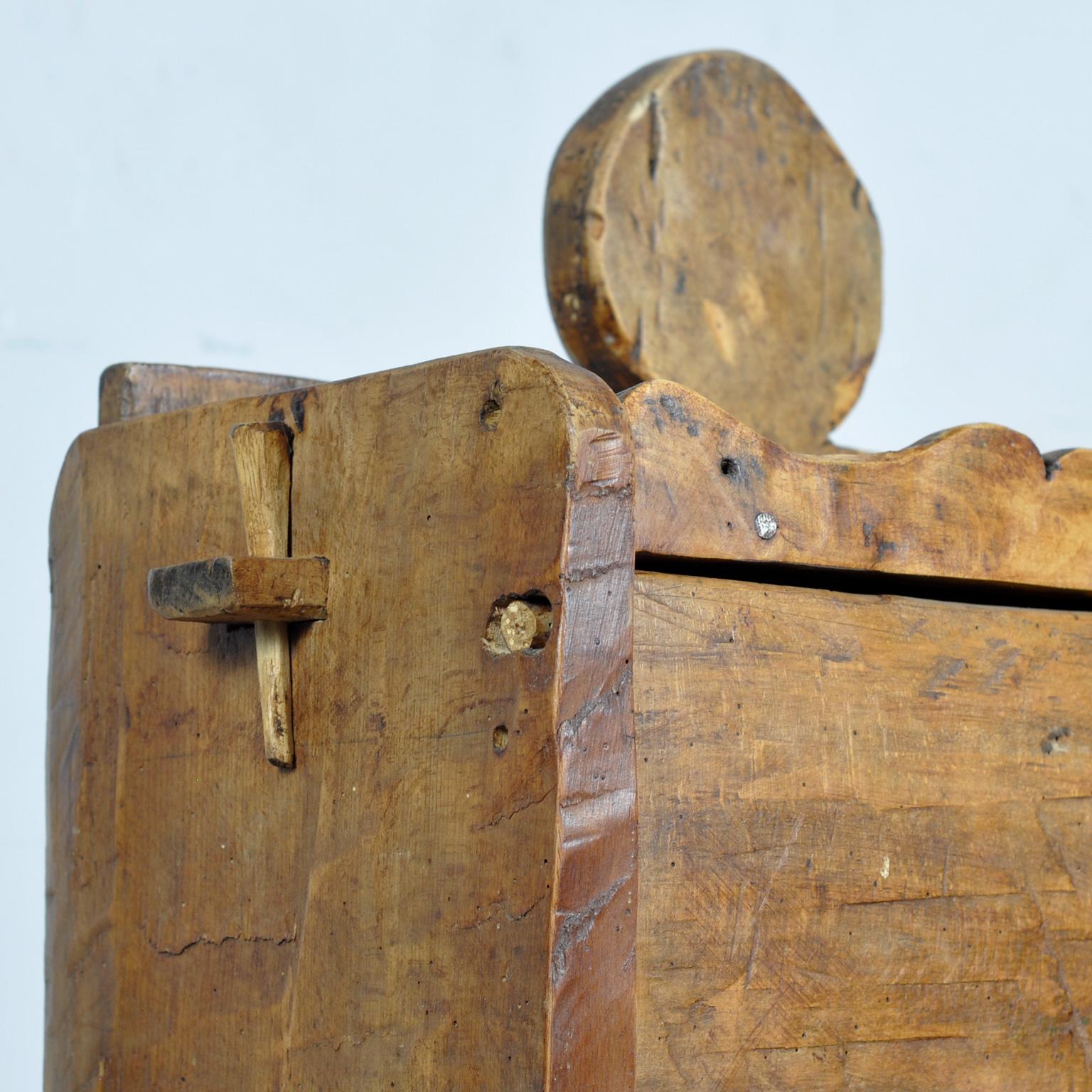 Beech Wabi Sabi Cabinet, circa 1800 For Sale 5