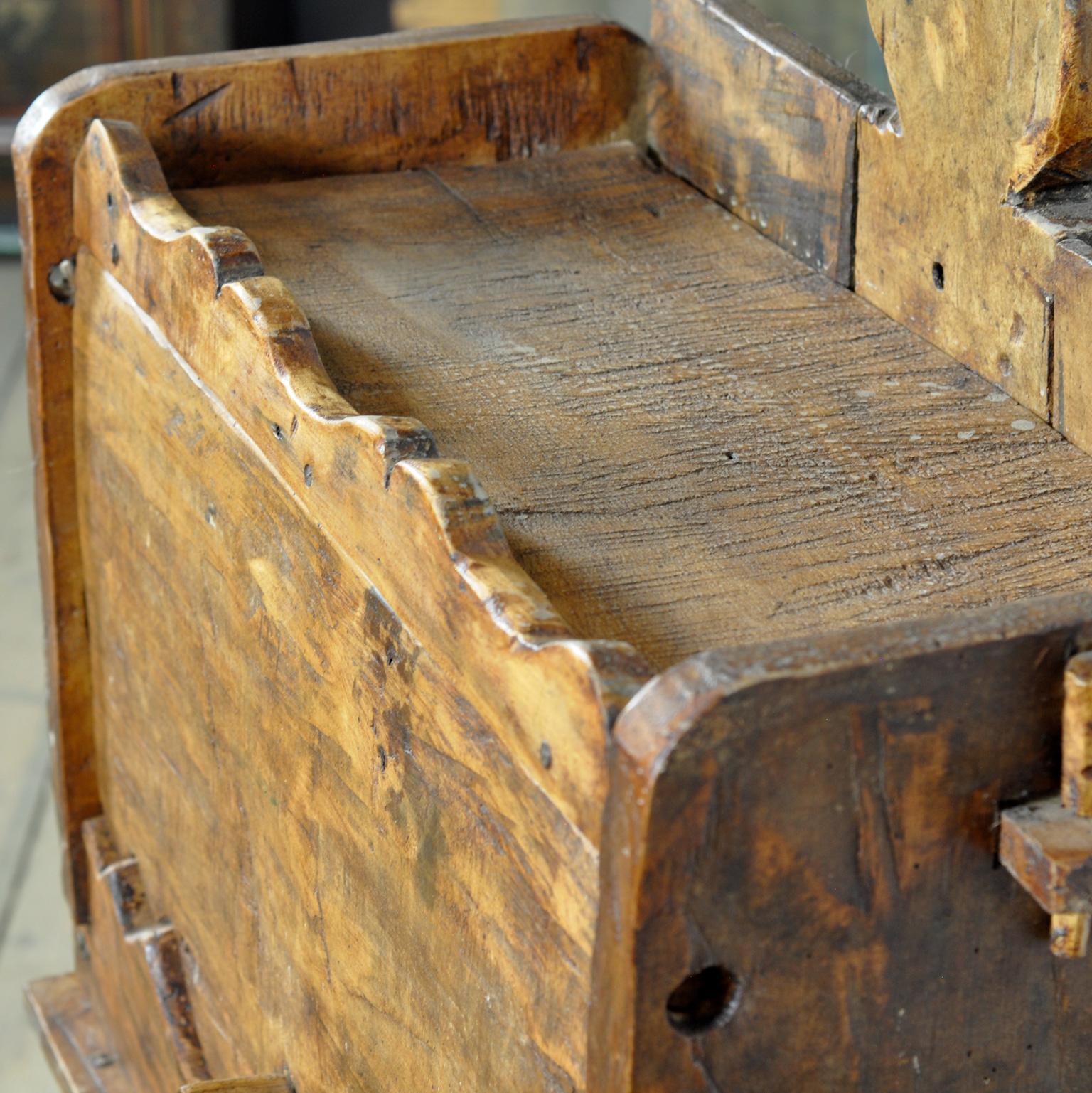 Beech Wabi Sabi Cabinet, circa 1800 For Sale 6