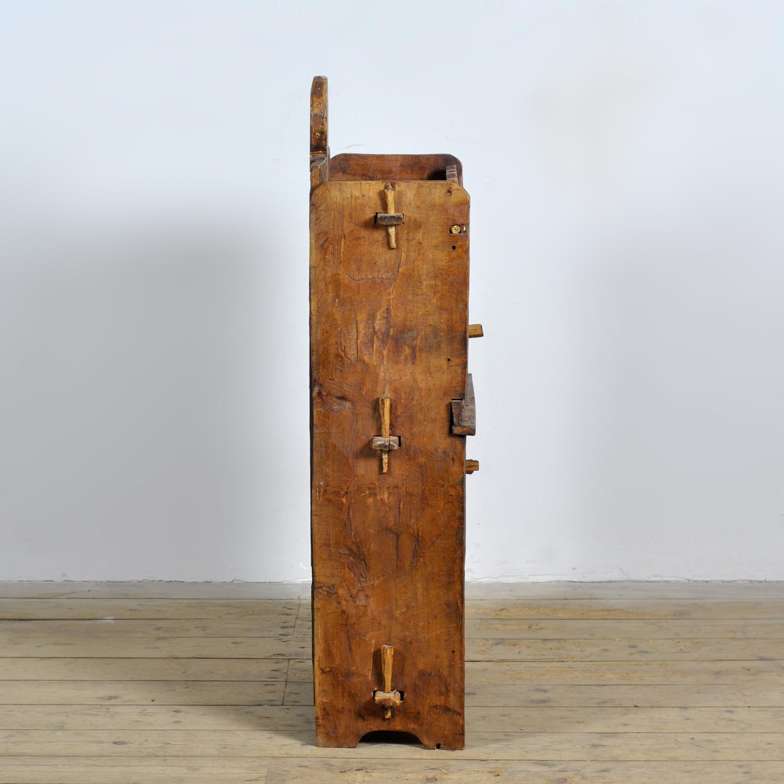 Beech Wabi Sabi Cabinet, circa 1800 For Sale 8