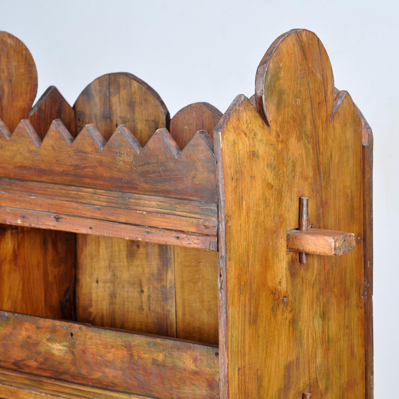 19th Century Beech Wabi Sabi Cabinet, circa 1800 For Sale