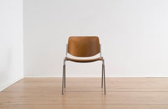 Beech Wood Castelli DSC 106 Stacking Chairs by Giancarlo Piretti, Italy