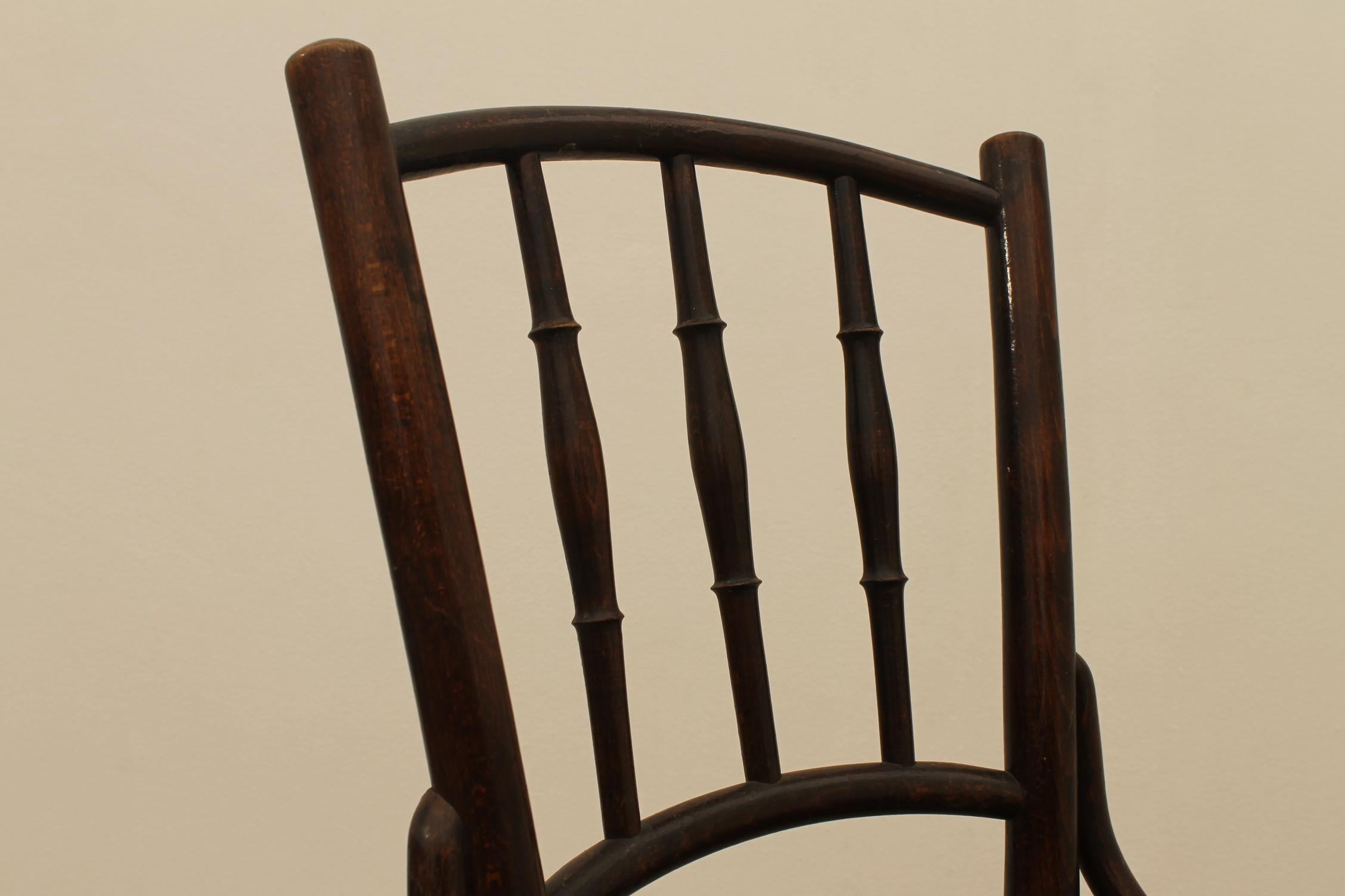 Beechwood Chair Thonet, Czechoslovakia, 1930s For Sale 5