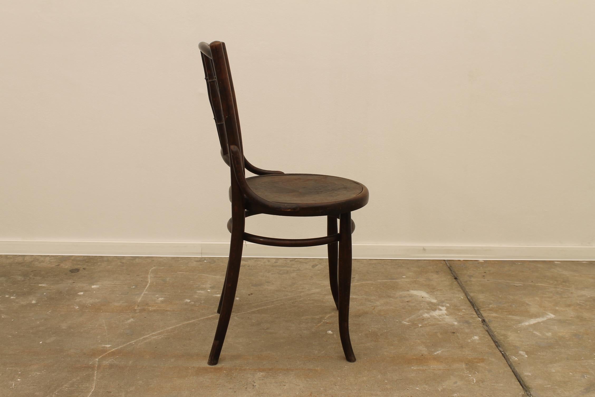 Wood Beechwood Chair Thonet, Czechoslovakia, 1930s For Sale