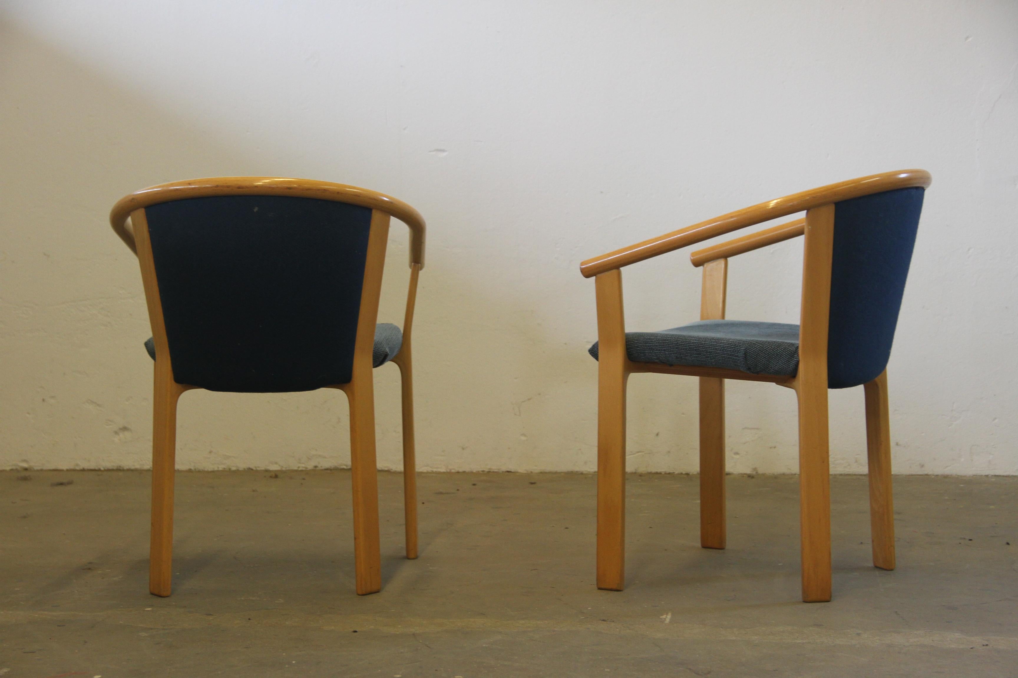 Beech Wood Dining Chairs by Rud Thygesen & Johnny Sørensen for Magnus Olesen For Sale 4