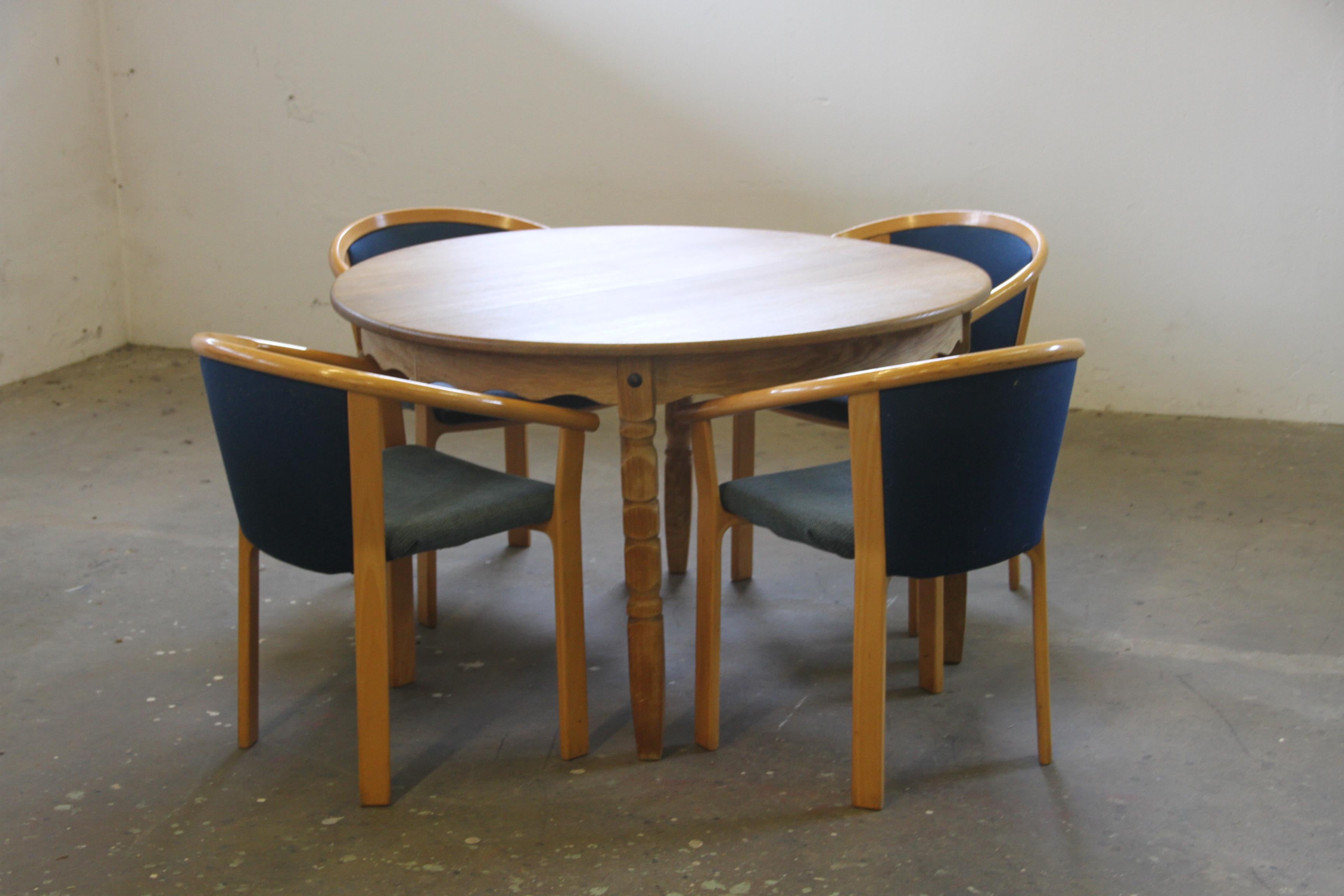 Beech Wood Dining Chairs by Rud Thygesen & Johnny Sørensen for Magnus Olesen For Sale 8