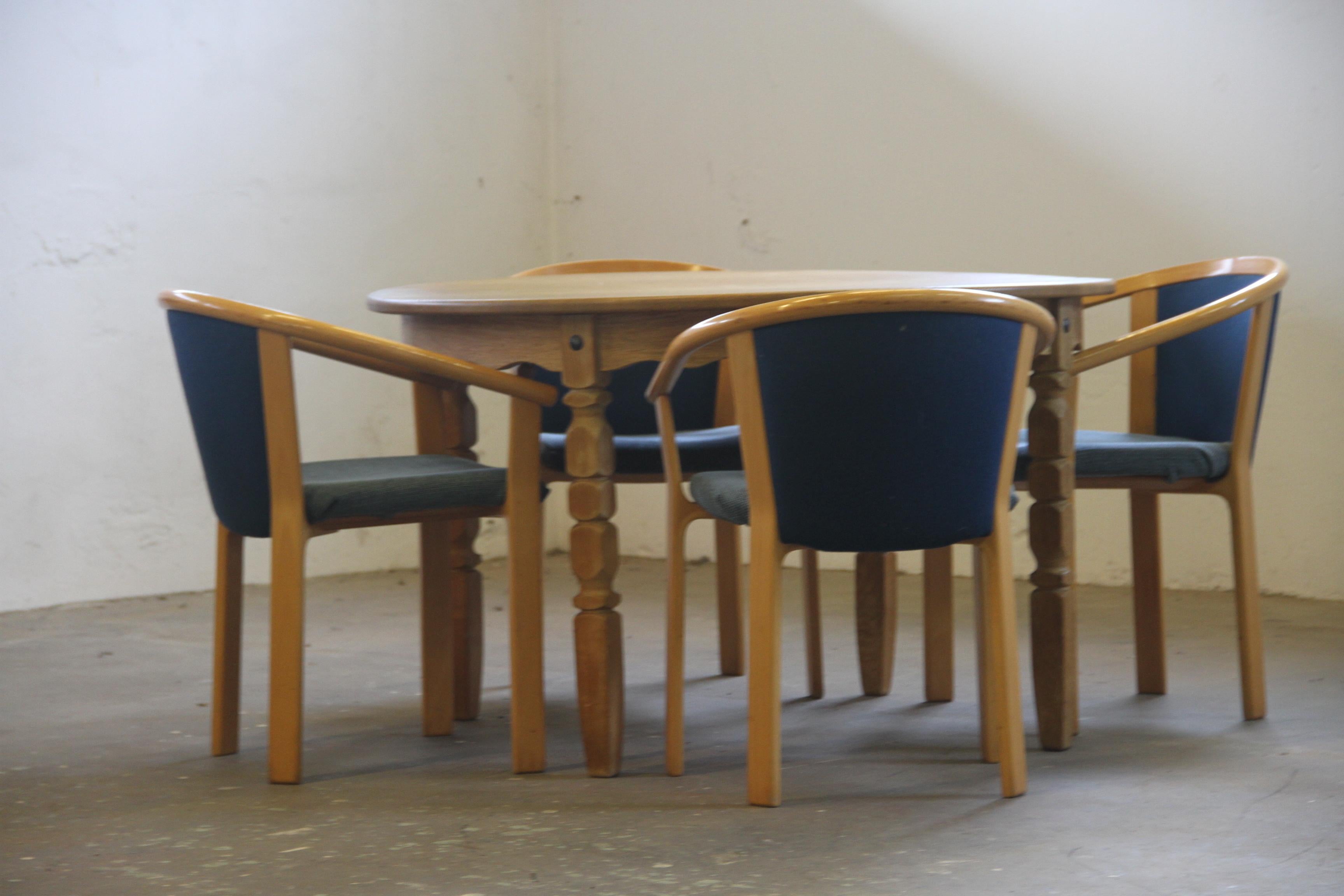 Beech Wood Dining Chairs by Rud Thygesen & Johnny Sørensen for Magnus Olesen For Sale 12