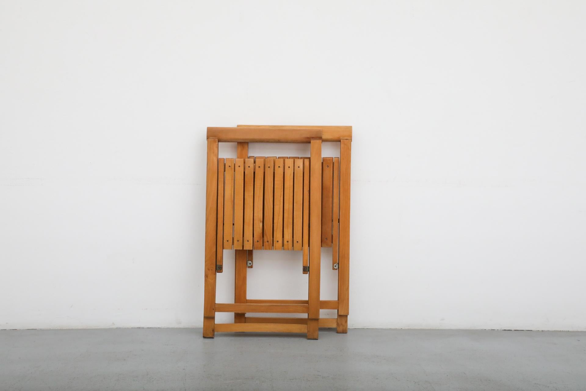 Sillas plegables de madera de haya de Aldo Jacober para Alberto Bazzani, 1960 13