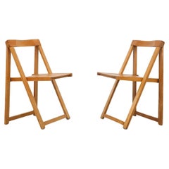 Beech Wood Folding Chairs by Aldo Jacober for Alberto Bazzani, 1960