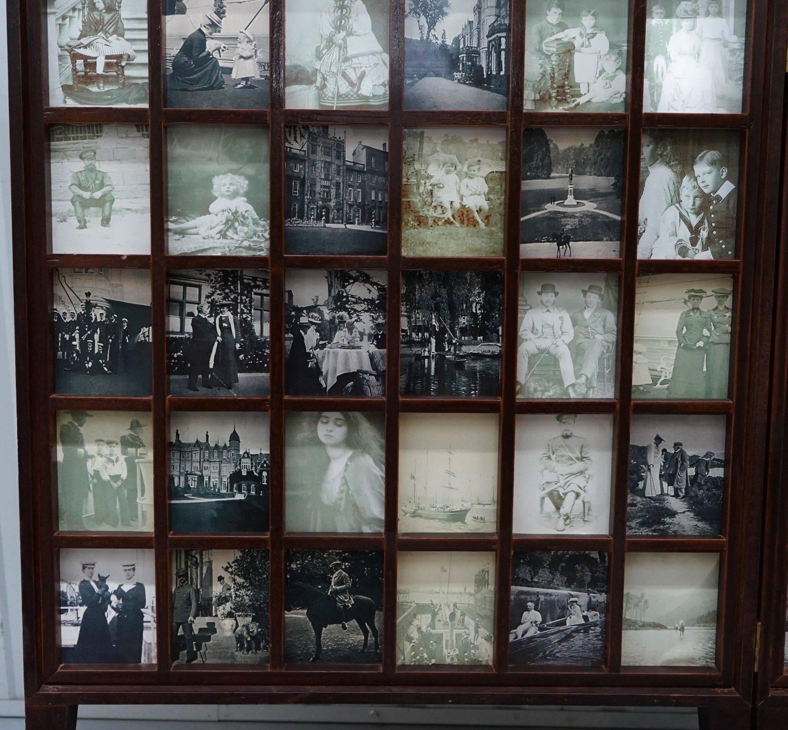 Beech Wood Folding Screen Room Divider Victorian Pictures Royal Military Beech Wood Folding Screen Room Divider Victorian Pictures Royal Military