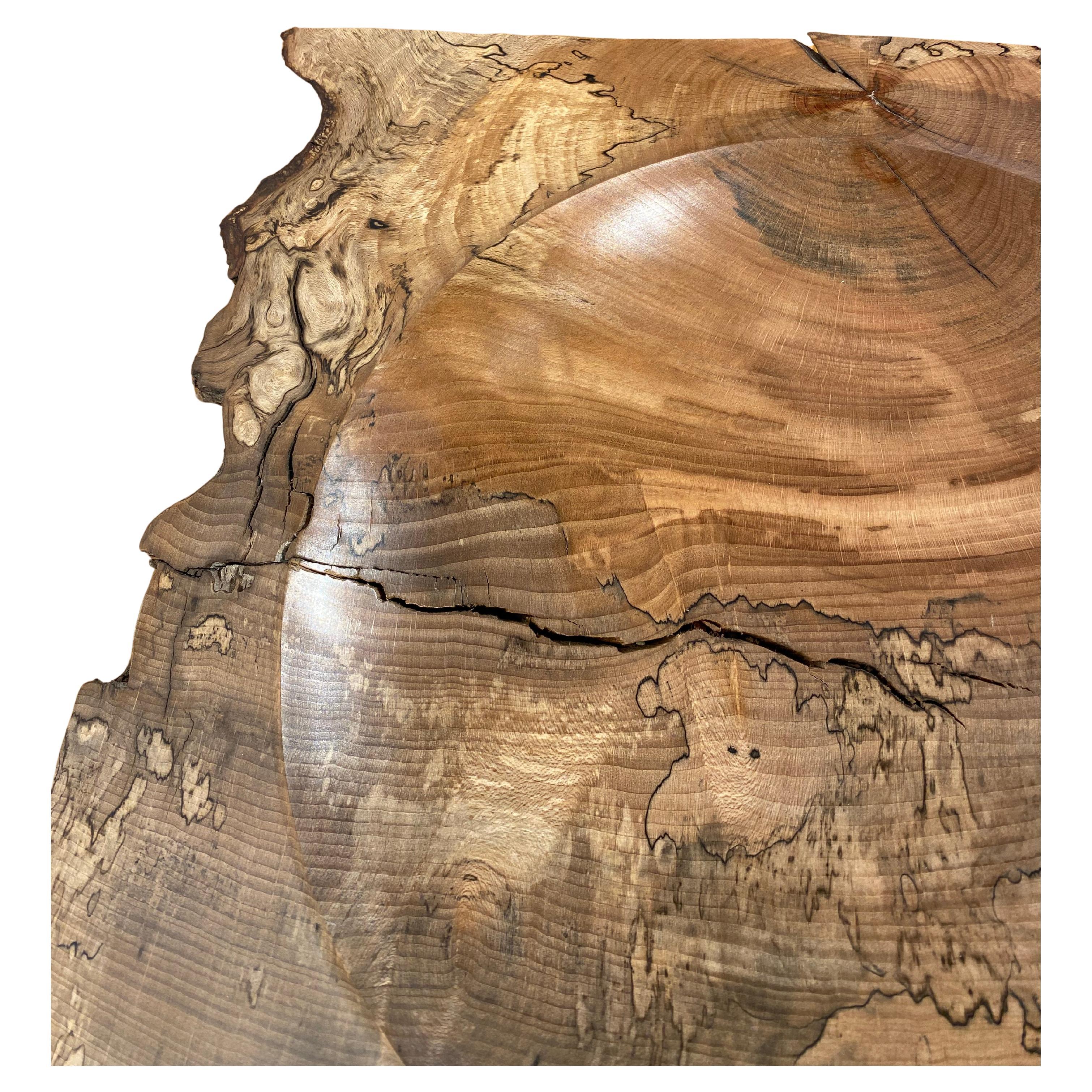 Arts and Crafts Vassoio tascabile in legno di Beeche di Ralph Ribour in vendita