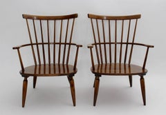 Mid Century Modern Beech Armchairs Altheim by Franz Schuster 1950s Austria