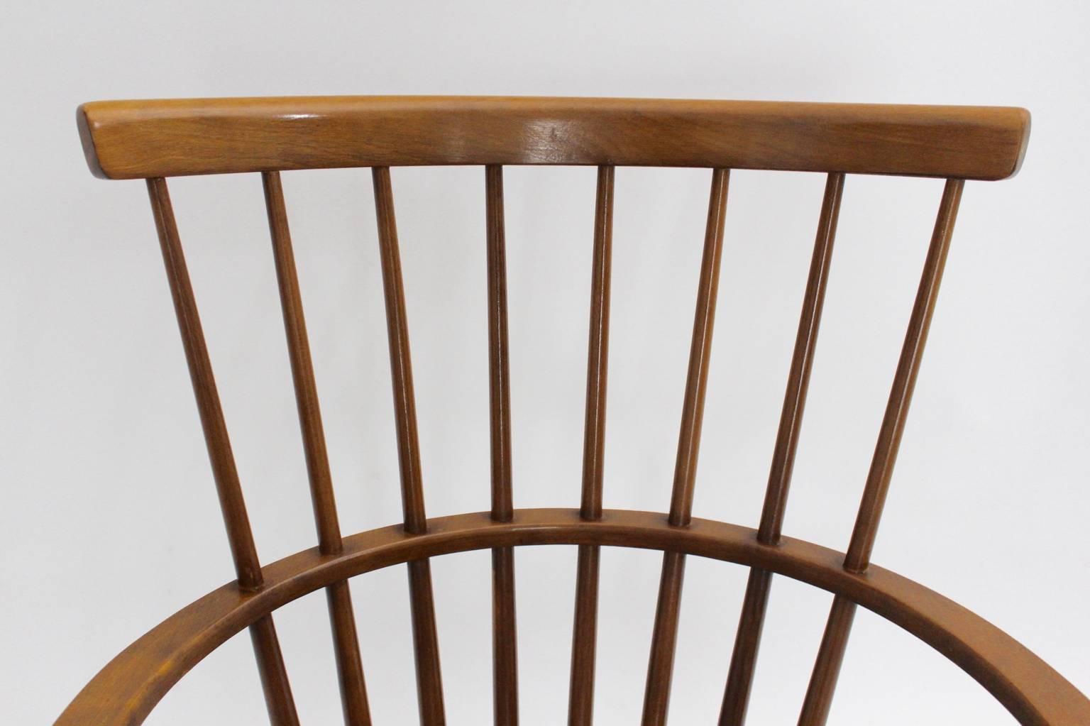 Moderne Sessel aus Buche aus der Mitte des Jahrhunderts Altheim von Franz Schuster 1950er Jahre Österreich (Buchenholz) im Angebot