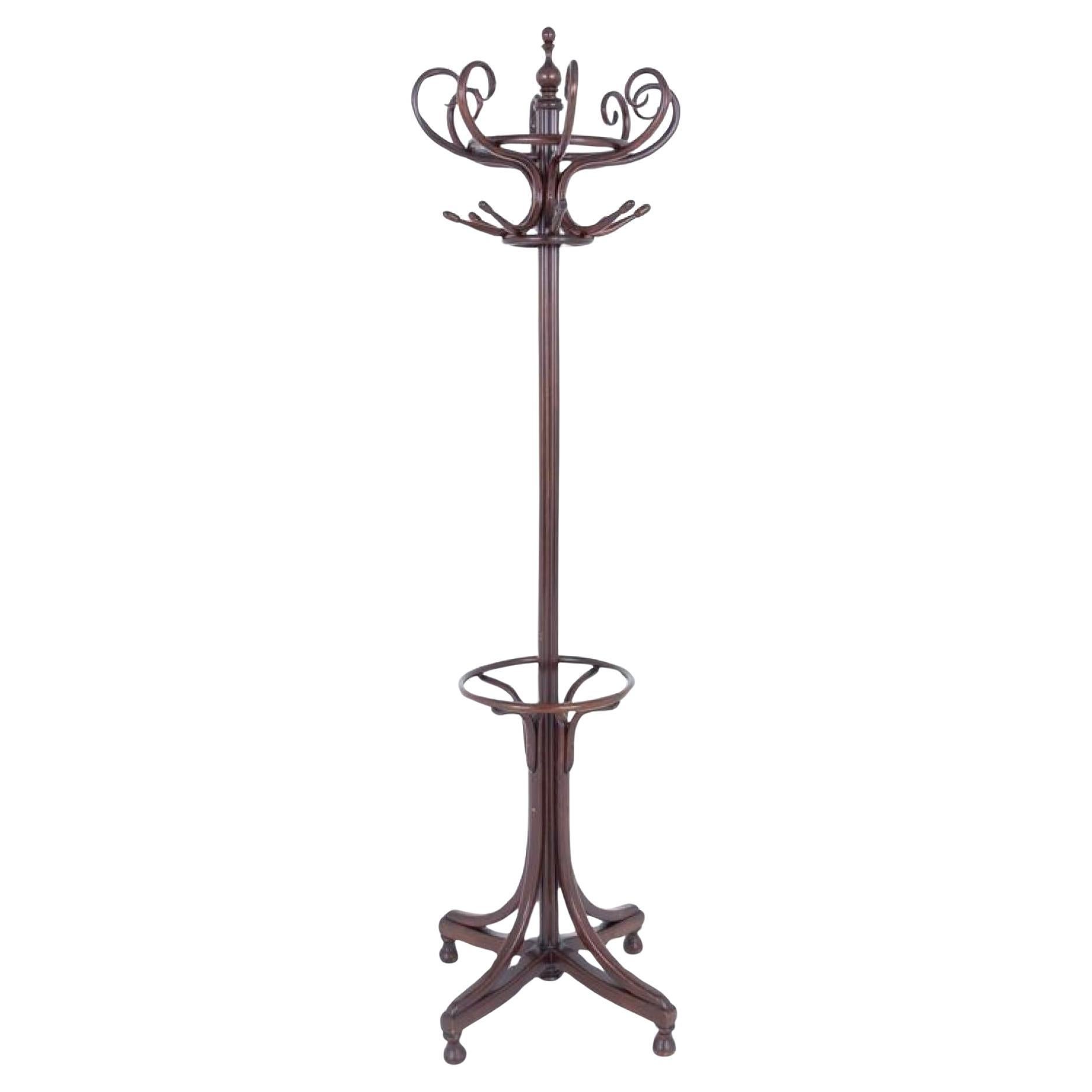 Porte-chapeau, porte-manteau et porte-parapluie en hêtre Brentwood