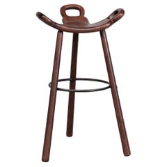 Beechwood Mid-Century Bar Stools Attributed to Carl Malmsten